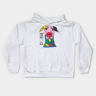 Funny Doberman - Dobie Kids Hoodie